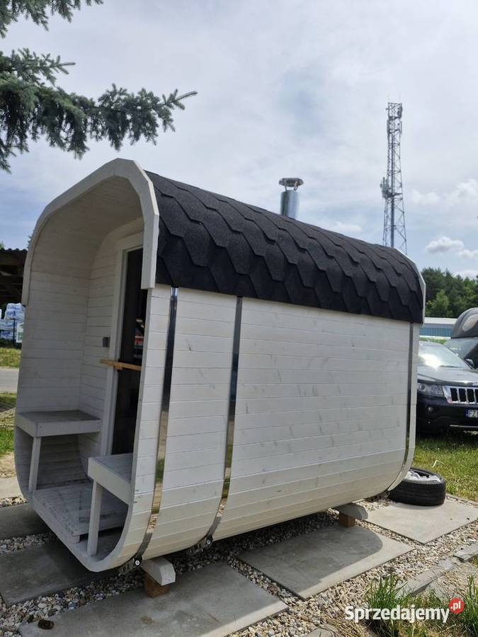 Sauna Ogrodowa Cube Medium 24mz piecem w Sauny