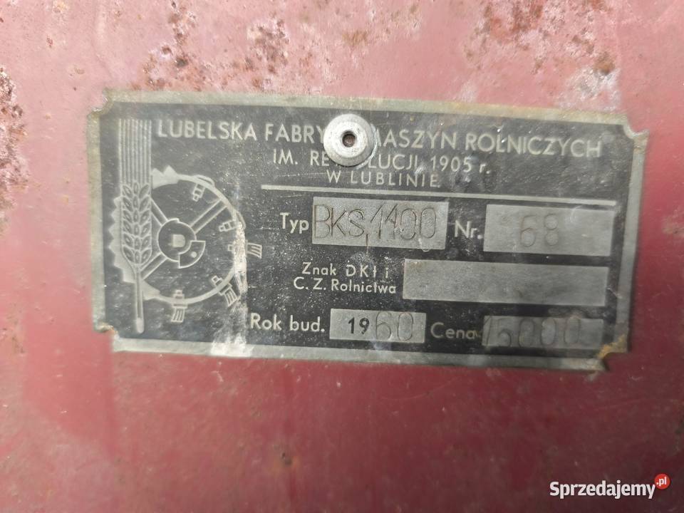 Bukownik do koniczyny orkiszu BKS1100 Pozostałe Przedecz