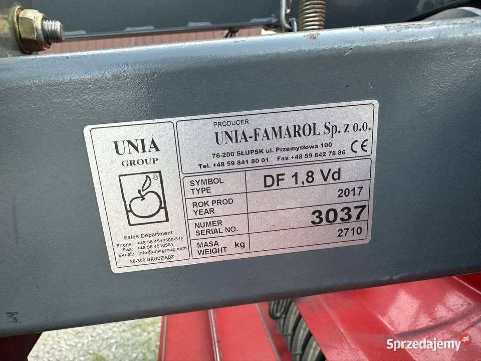 Prasa unia famarol 18 vd Osięciny