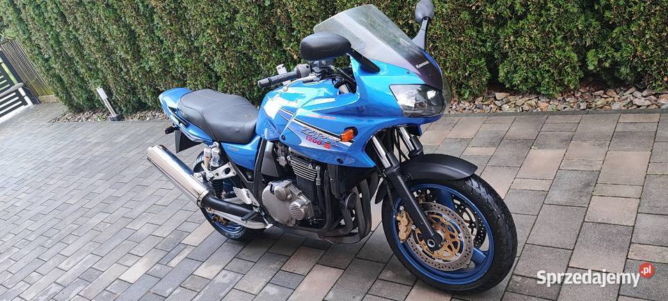 Kawasaki ZRX1200S z książką serwisową turystyczny Kawasaki śląskie Lubliniec