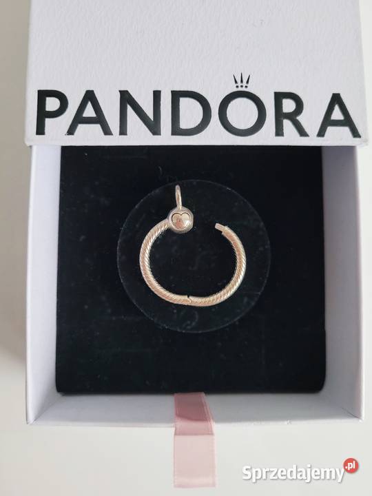 Srebrna zawieszka Pandora O mała srebrne Liszki