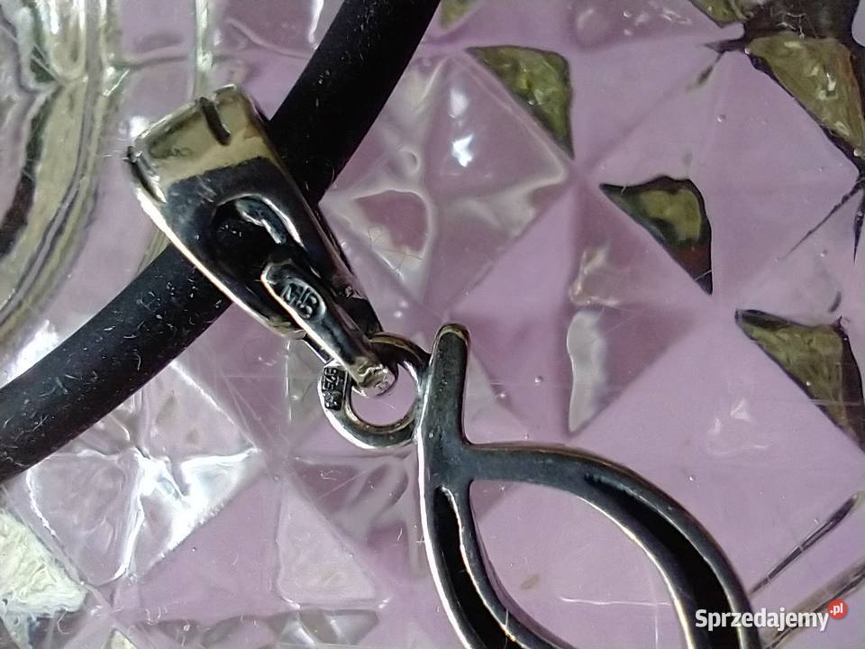 Autorski wisior srebro 925 naturalny kamieniem Antyki, Sztuka, Kolekcje Łódź