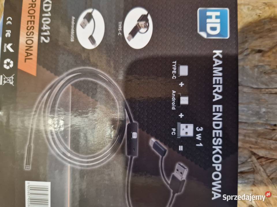 Kamera endoskopowa inspekcyjna 3w1 KD10412 wielkopolskie Głogowa