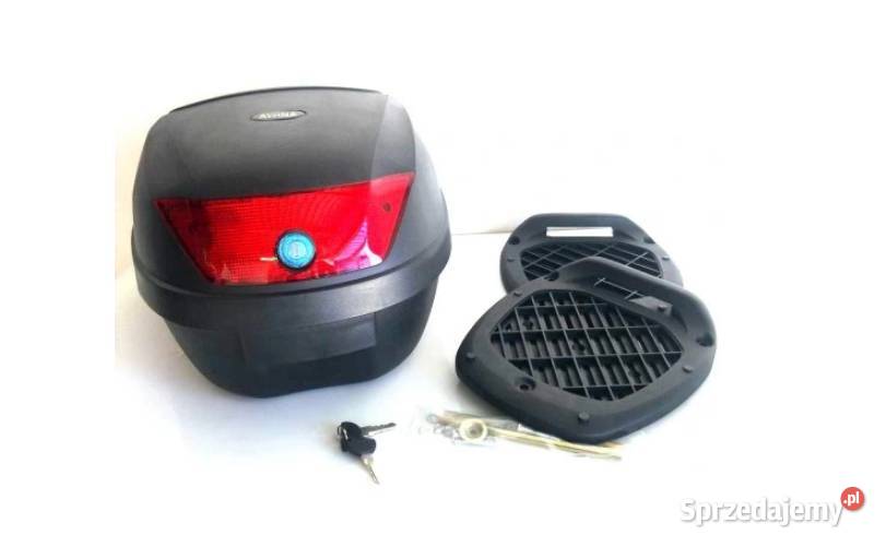 KUFER BAGAŻOWY CZARNY AWINA NA SKUTER 28 L 2 kufry Sosnowiec