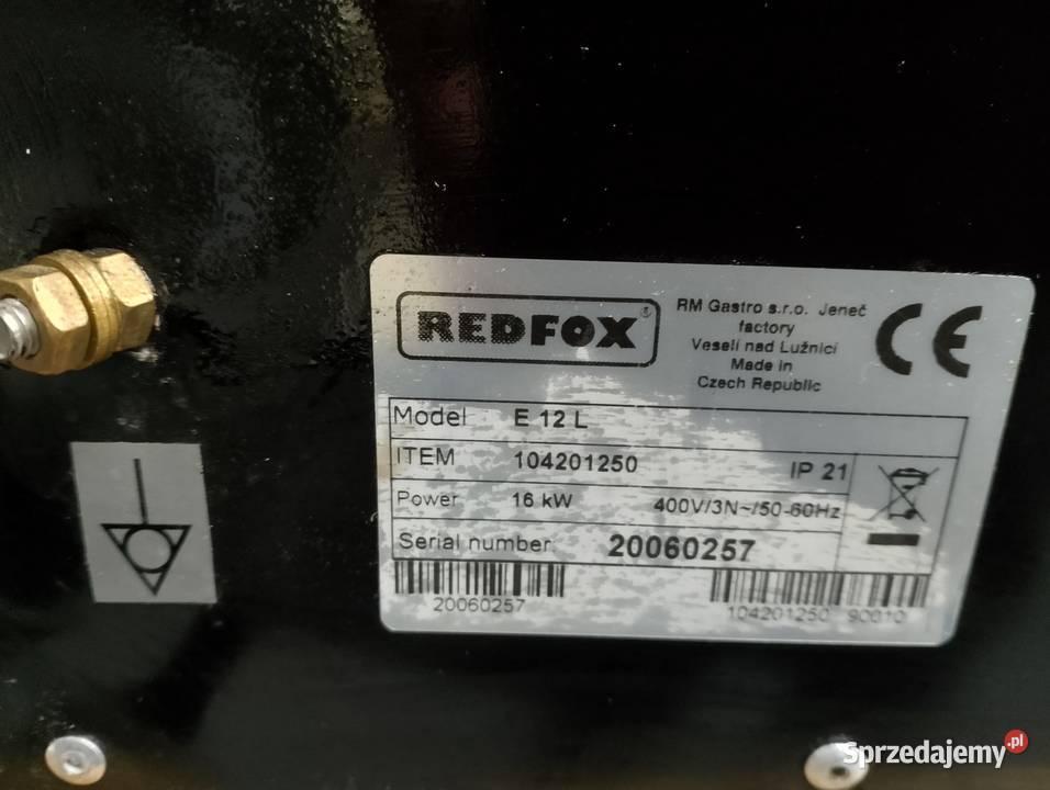 Piec do pizzy 2komorowy RedFox E 12 L Gastronomia Wrocław