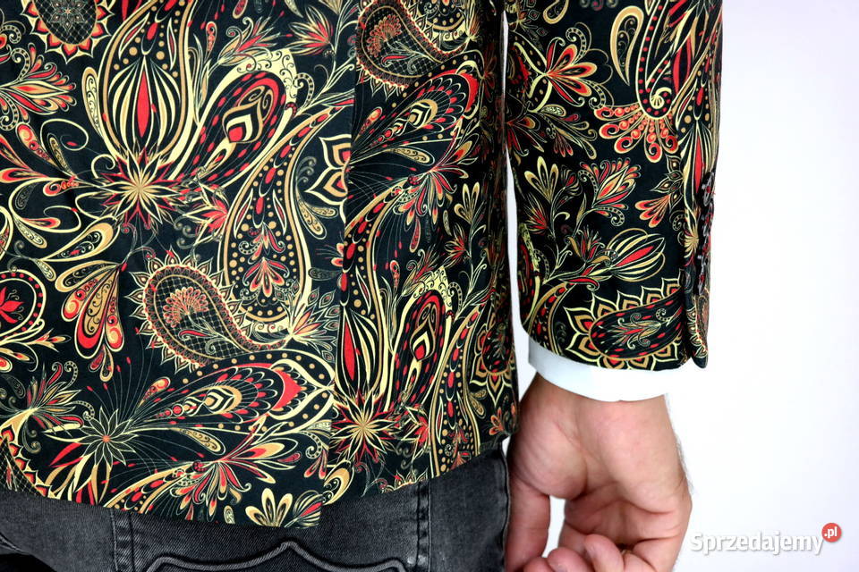 GIOVANNI PERA Marynarka Męska D612 paisley Ostrów Wielkopolski sprzedam