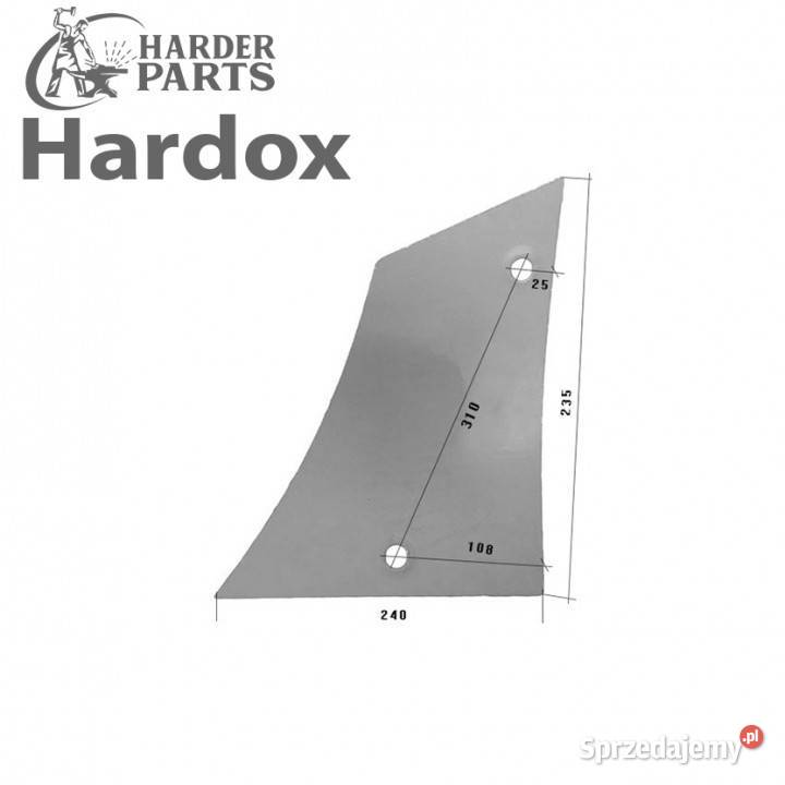 Pierś HARDOX 178113L części do pługa GREGOIRE nieuszkodzony Suwałki sprzedam