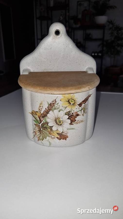 Pojemnik Ceramiczny Solniczka Na Sól Ceramika Wyposażenie wnętrz Wola Podłężna