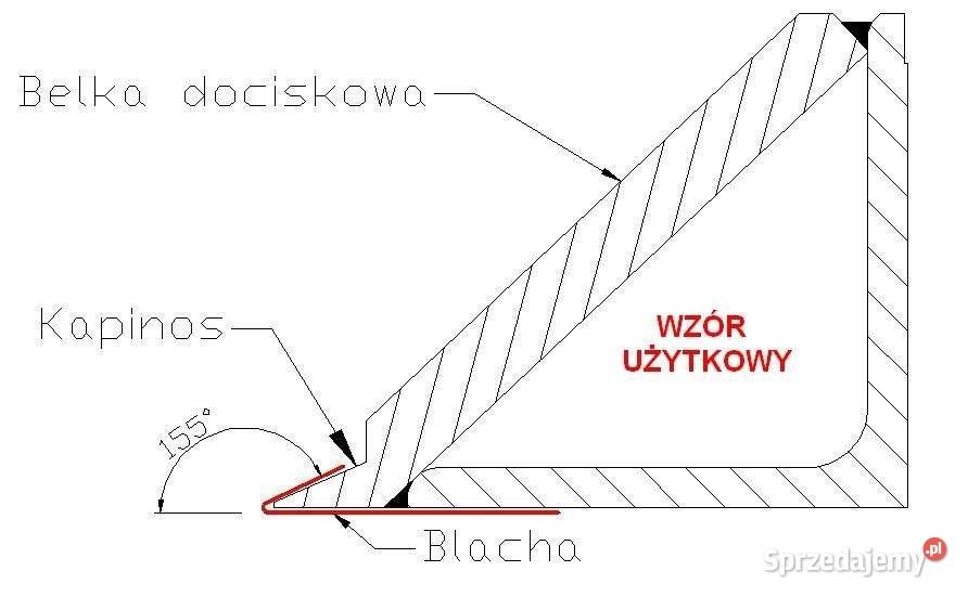 MAAD ZG140020 ZAGINARKA GIĘTARKA KRAWĘDZIARKA wielkopolskie Opalenica