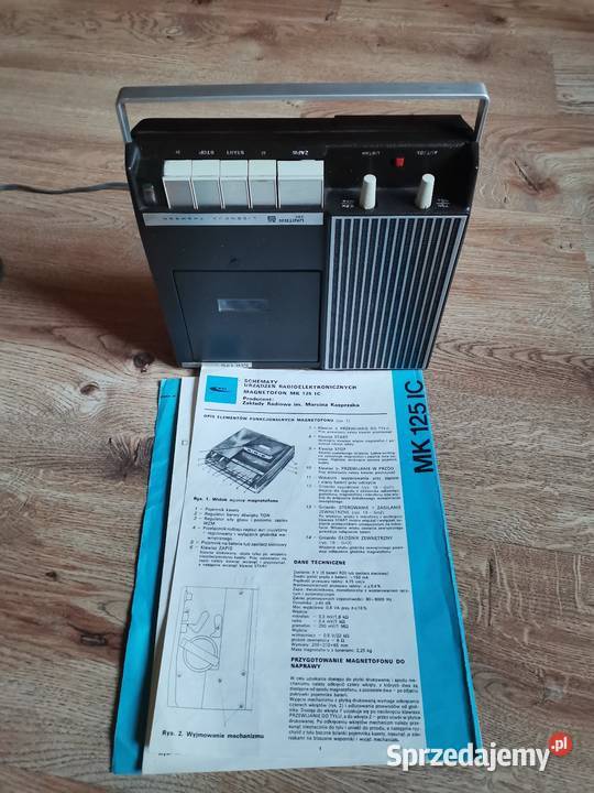 Magnetofon kasetowy Unitra MK 125 automatic z małopolskie Kraków