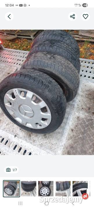 Felgi stalowe z oponami mercedesa 2055516 Oborniki