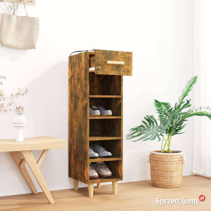 Szafka na buty przydymiony dąb 30x35x105 Warszawa