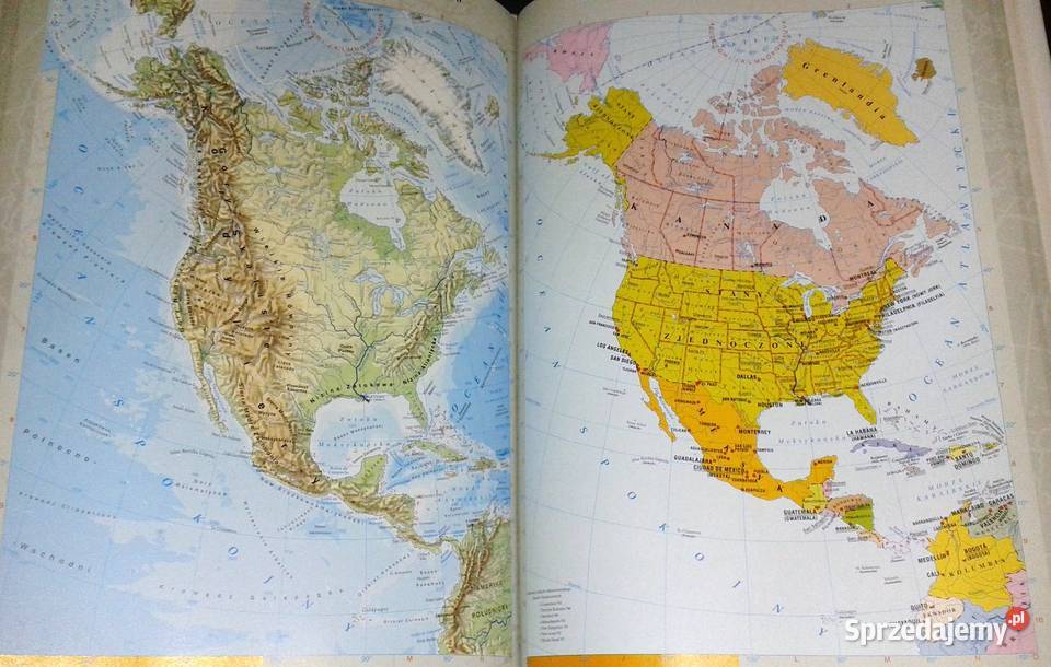 Wielki atlas świata Marzena Wieczorek Piotr twarda z obwolutą Chełm