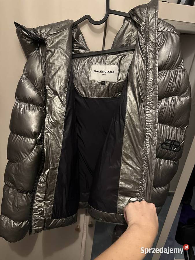 Kurtka Balenciaga z kapturem xxl Rozmiar 40(L) śląskie Wodzisław Śląski