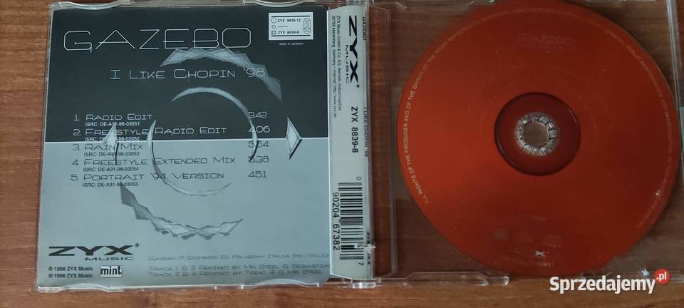 Unikat Gazebo I Like Chopin 98 CD Single Kultura i Rozrywka śląskie Gliwice