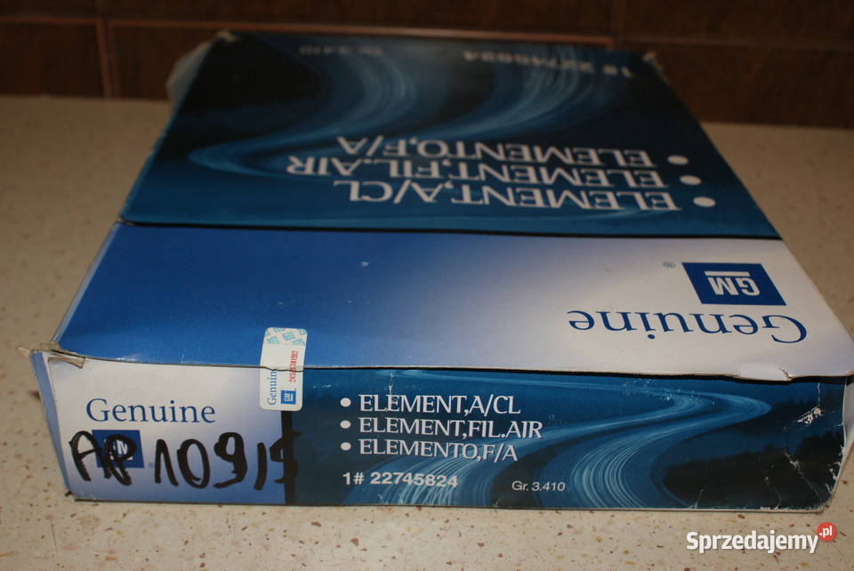 Filtr powietrza 22745824 numer OE ANTARA 22D Białobrzegi