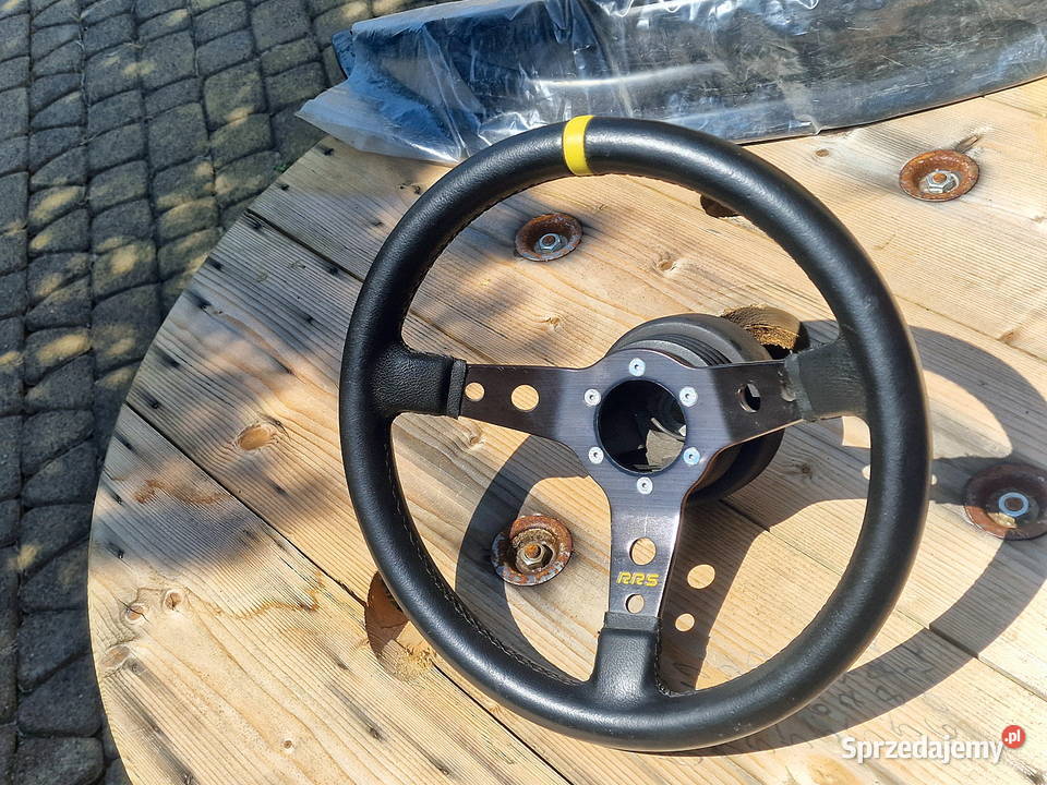 Kierownica RRS 350mm naba BMW E46 zestaw łódzkie Pabianice