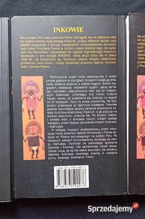 Antoine B Daniel Inkowie trylogia Wyd Albatros Koźminek