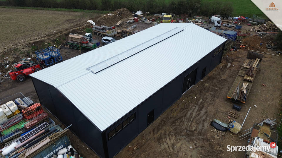 Hala 450 m2 stalowa produkcyjna magazyn warsztat Biskupice Ołoboczne