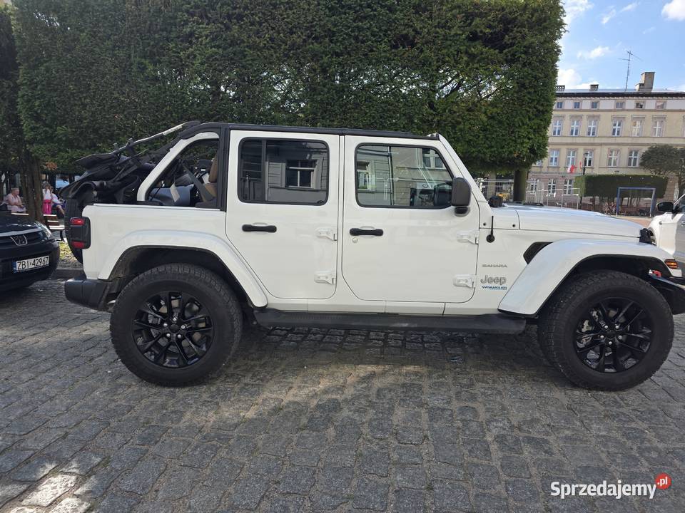 jeep wrangler sahara 20 turbo phev plugin hybrid Samochody osobowe Białogard