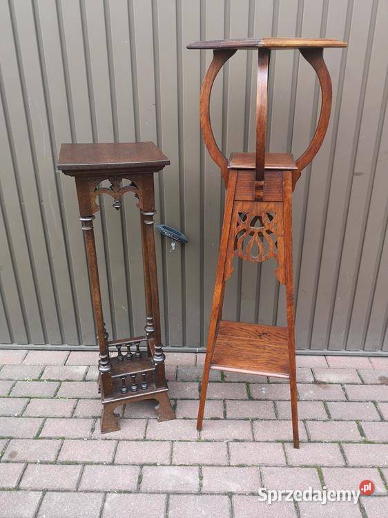 Kwietnik Dębowy Antyk Stary W Stanie Okazja Pozostałe Swarzędz