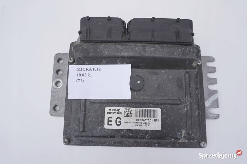 KOMPUTER STEROWNIK SILNIKA 12 NISSAN MICRA K12 Nowy Tomyśl