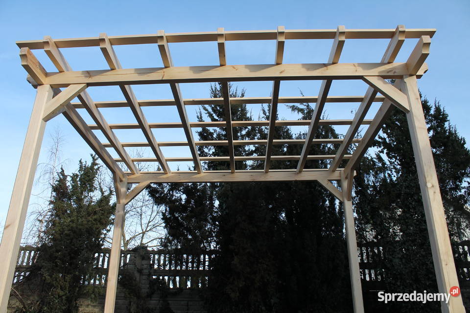 Pergola 330 x 360 Wiata Altana Zadaszenie drewno lubelskie Łuków sprzedam
