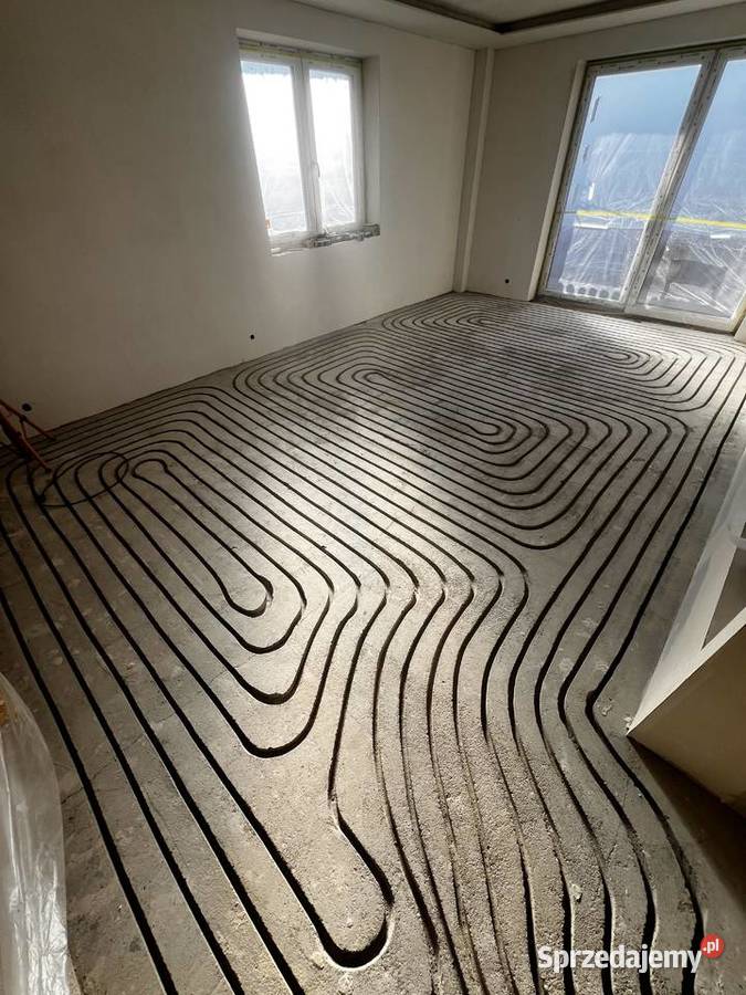 Frezowanie pod ogrzewanie podłogowe Małopolska Słopnice