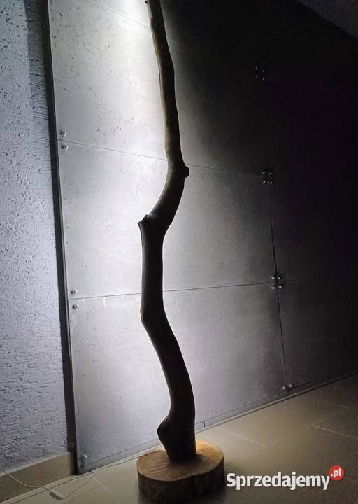 Lampa drewniana led ręcznie robiona śląskie Mszana sprzedam