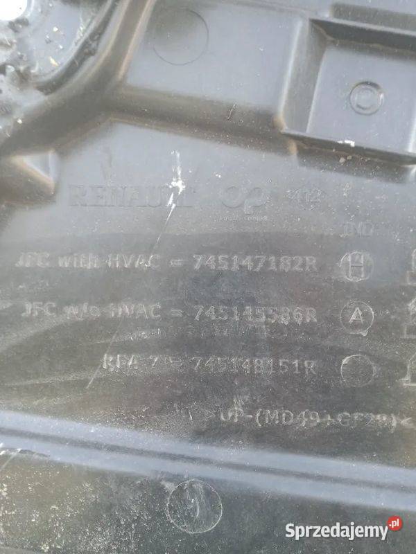 RENAULT ESPACE V PŁYTA PODŁOGA BAGAŻNIKA osobowe Rakoniewice sprzedam