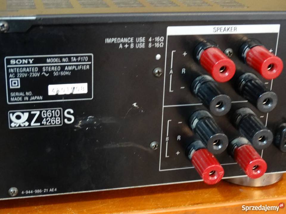 Wzmacniacz Sony TAF170 sprawny i mocnyWYSYŁKA Jasło
