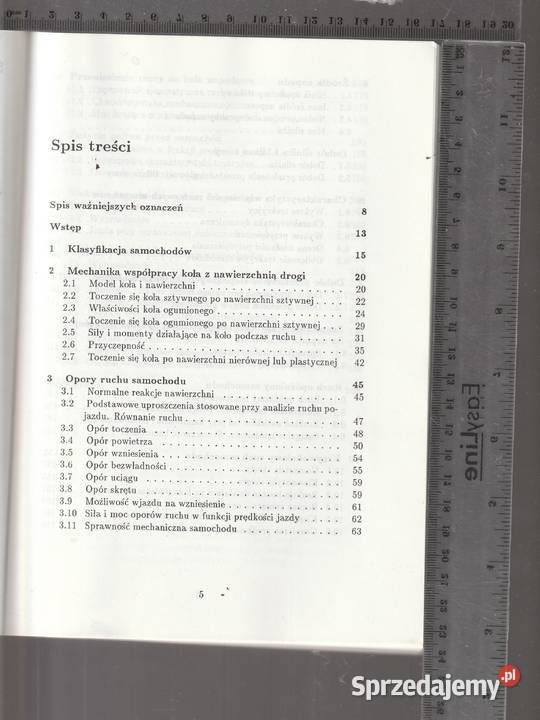 Mechanika ruchu samochodu Stanisław Arczyński Pruszków