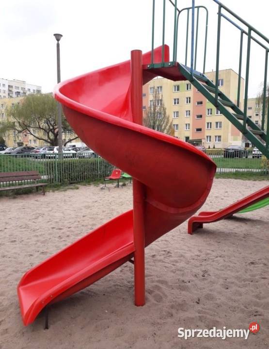 Zjeżdżalnia śrubowa na rurze o długości 5m z mazowieckie Sochaczew