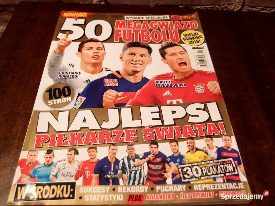 Brawo Sport 30 plakatów gwiazd futbolu Wydanie Łódź