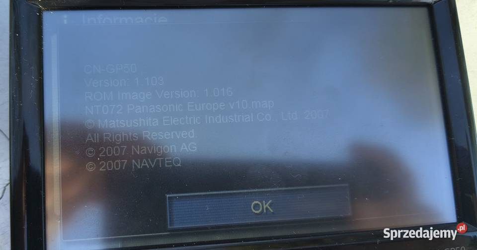 NAWIGACJA GPS PANASONIC STRADA CNGP50 Motoryzacja podkarpackie Tyczyn