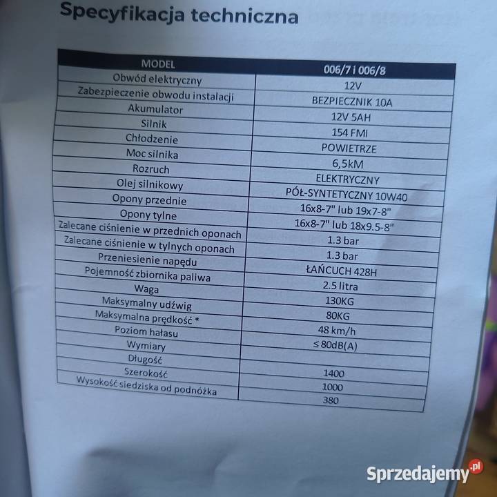 Dwa quady XTR phyton i qwatv 01 9km Nowy Dwór Gdański