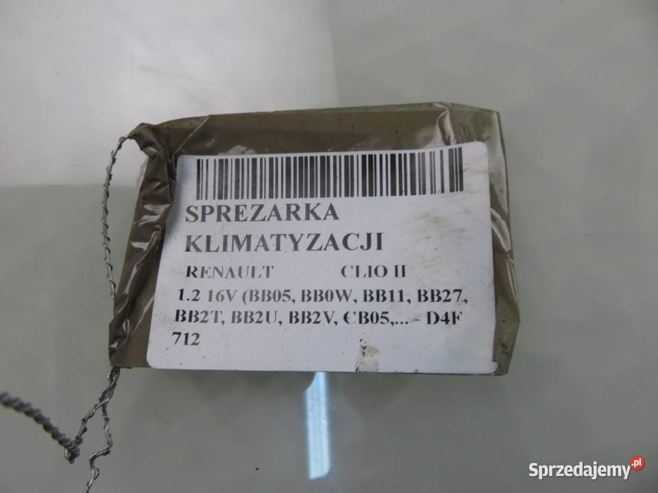 KOMPRESOR KLIMATYZACJI RENAULT CLIO II 12 16V