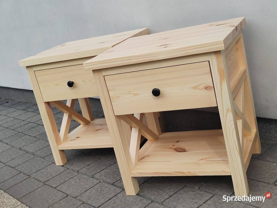 Szafki stoliki nocne lite drewno Zduńska Wola