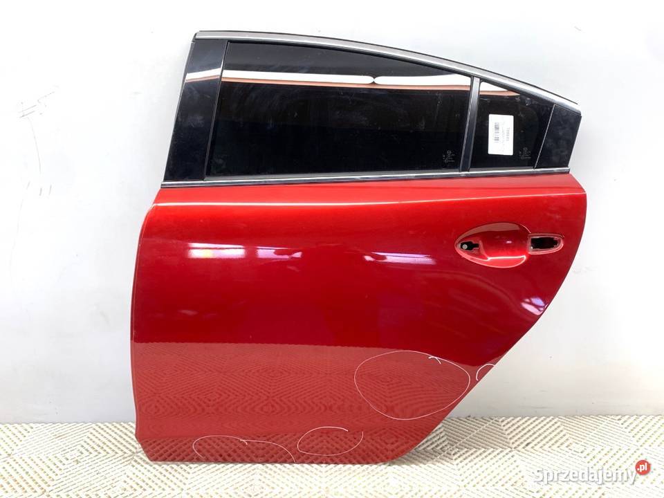 DRZWI LEWY TYŁ MAZDA 6 GJ SedanLimuzyna CZERWONY