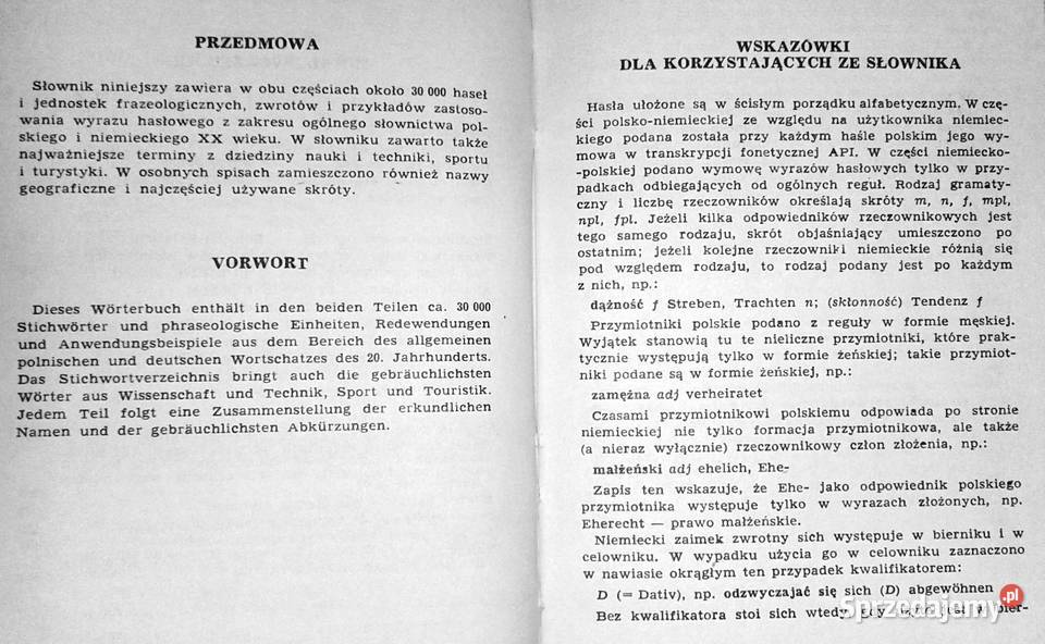 Kieszonkowy słownik niemieckopolski Chełm