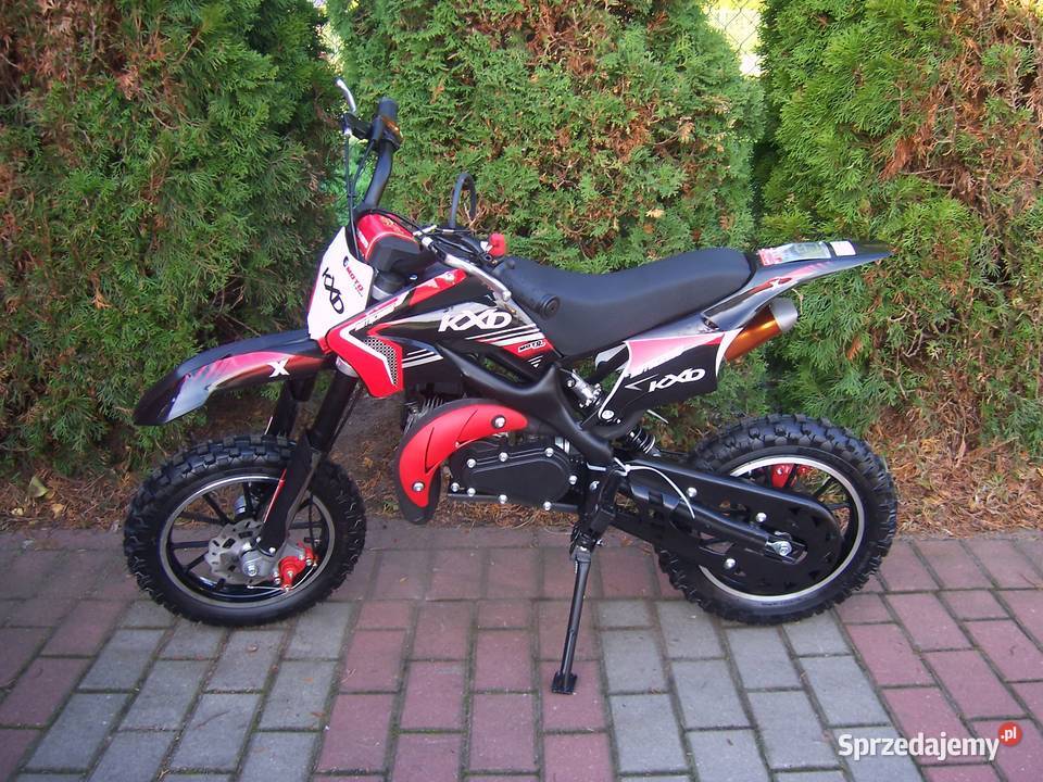 Nowe Crossy KXD Mini Crossik 50 na szarpak łatwe Goleniów
