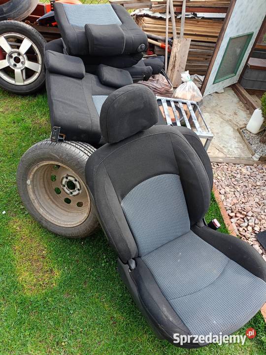 Komplet siedzeń Peugeot 206 Wiśniowa