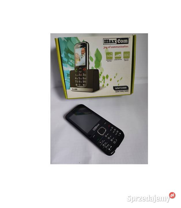 telefon komórkowy Maxcom MM720BB seniorów i osób