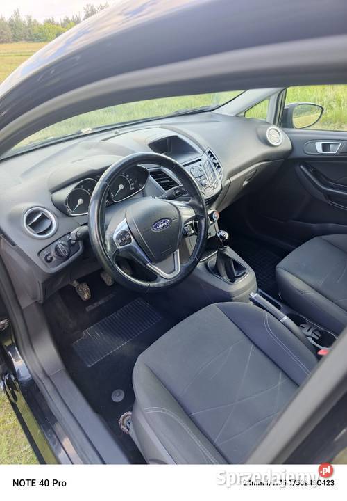 Ford Fiesta 12 benzyna Rok produkcji 2017 mazowieckie Wyszków