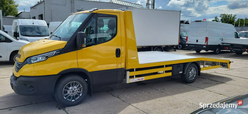 Iveco Daily 35S18A8H V Laweta Platforma 4900 X nieuszkodzony Szczecinek