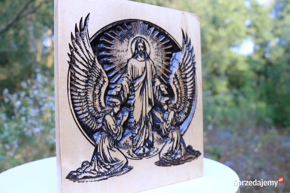 Grawerowane obraz Anioła Wyjątkowa dekoracja ze Jasienica Rosielna