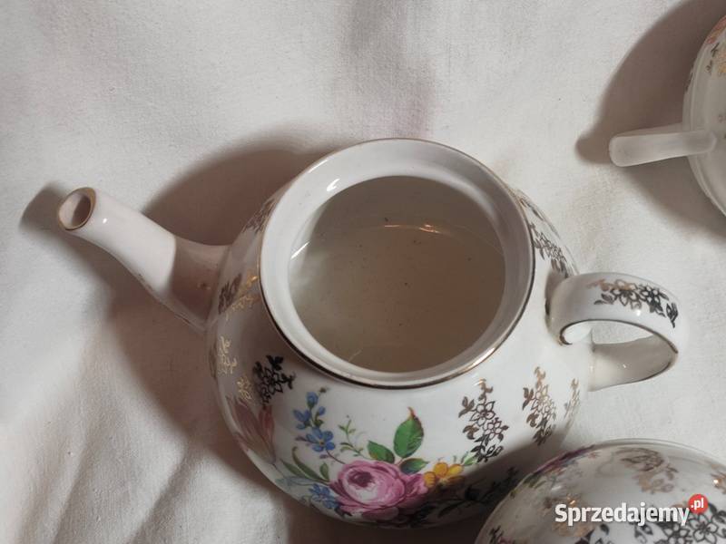 Stary angielski zestaw czajnik mlecznik Kraków
