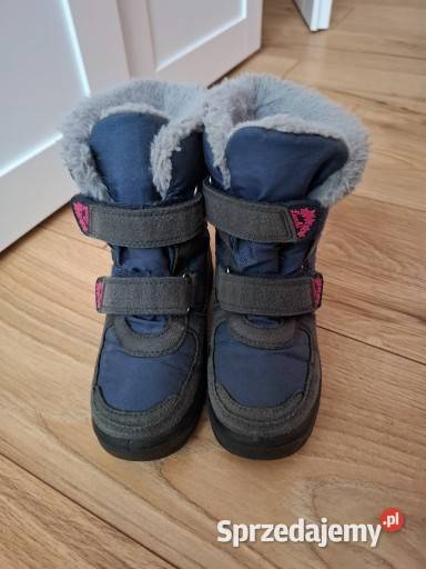 Śniegowce kozaki Lurchi świecące 29 wodoodporne dziewczynka Wąbrzeźno