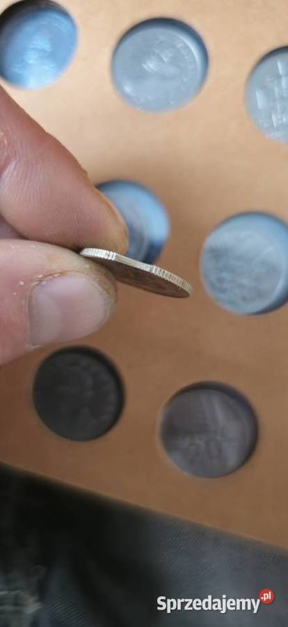 Moneta 20 1989 Oryginalny błąd menniczy Strzelin