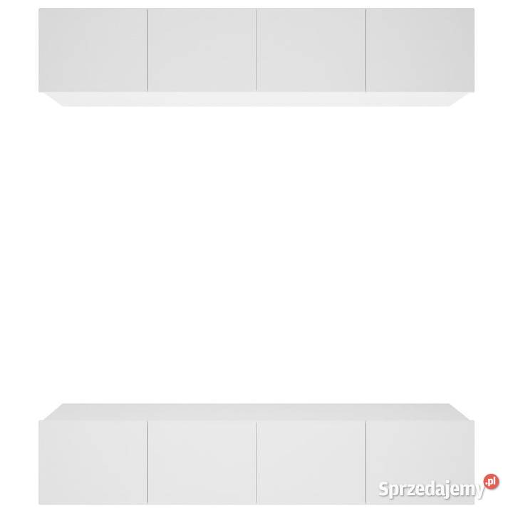 Szafki TV 4 białe 80x30x30 materiał Warszawa sprzedam